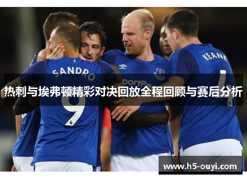 热刺与埃弗顿精彩对决回放全程回顾与赛后分析